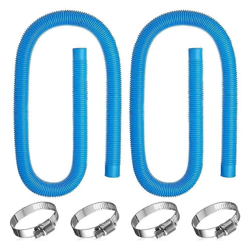 Set Aus 2 Schläuchen Für Oberirdische Pools, 1,5 Zoll Durchmesser, 59 Zoll Länge, Kompatibel Mit Den Pumpenmodellen 607 Und 637.