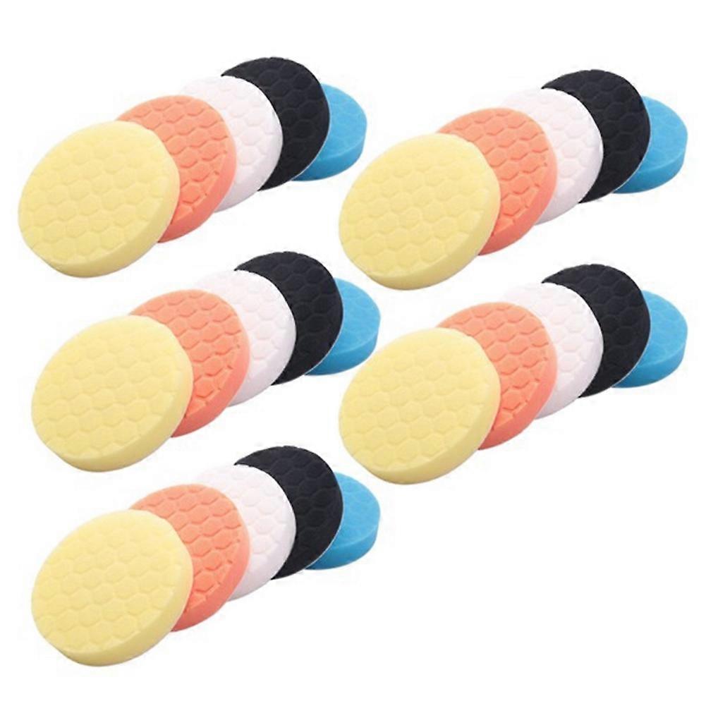25-teiliges 125-mm-(5-zoll-)autopolierpad-set
