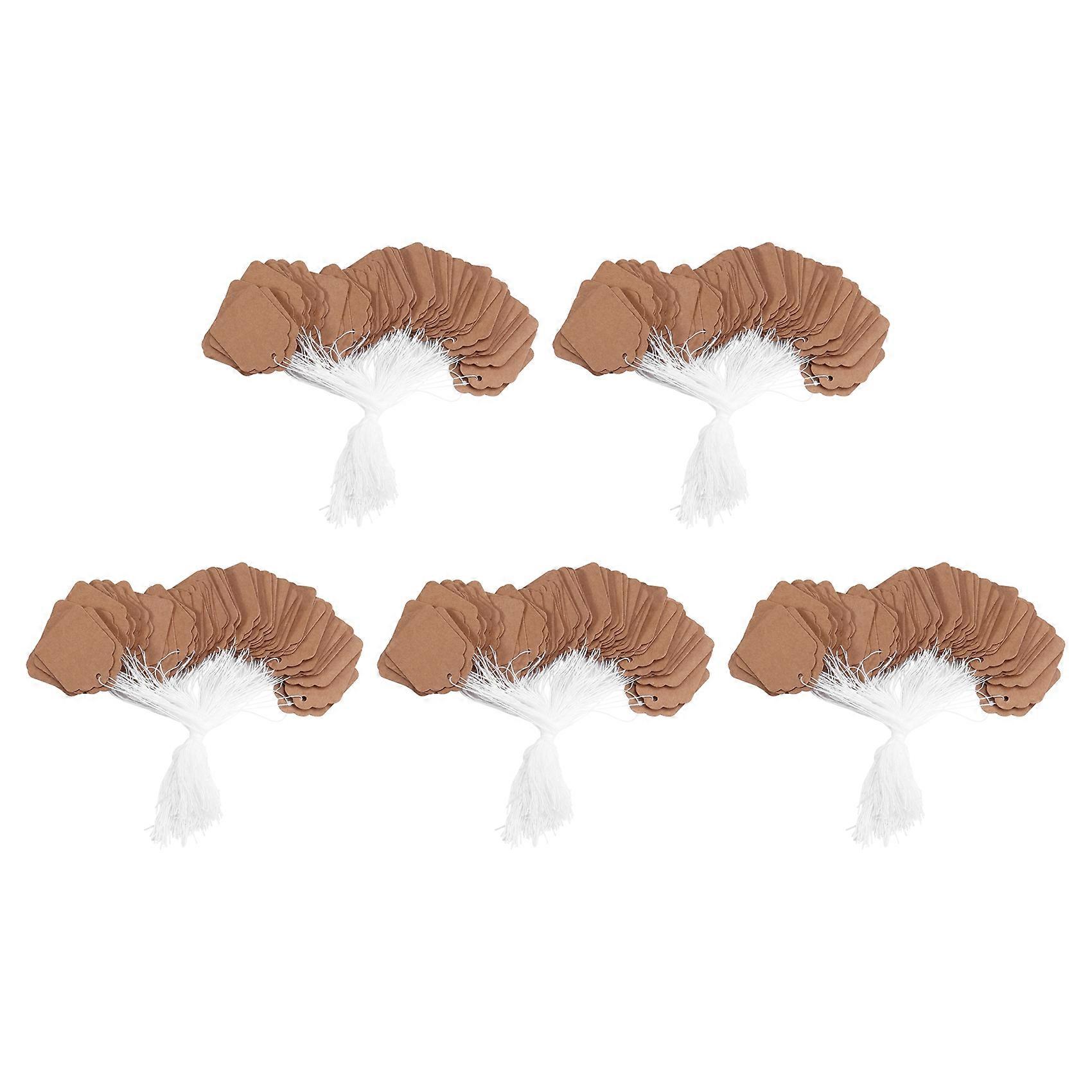 Preisschilder Mit Schnur - 500 Niedliche Geschenkanhänger Aus Kraftpapier, Ideal Zum Beschriften Und Namensvergeben.