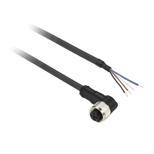 TELEMECANIQUE SENSORS Sensor cable pur m8 4-pin female angled 5 meters xzcp1041l5