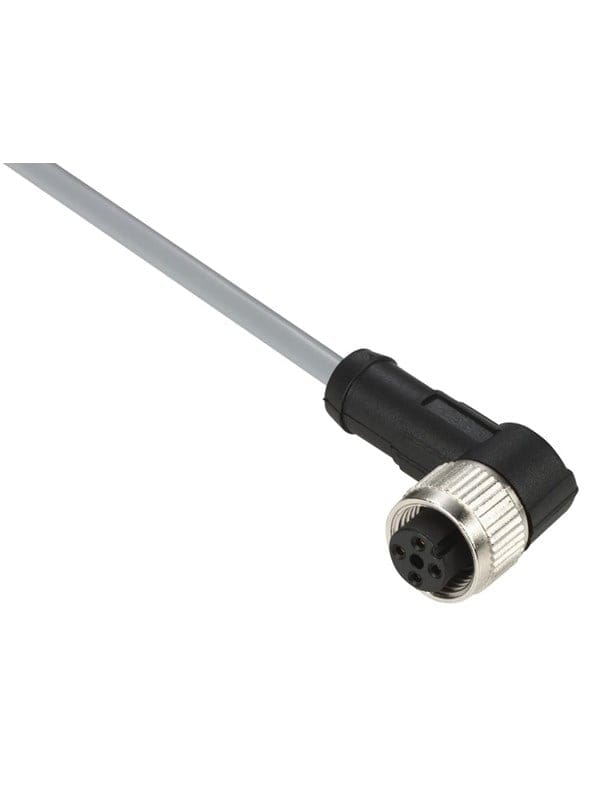TELEMECANIQUE SENSORS Sensor cable pvc m12 4-pin female angled 2 meters xzcpv1241l2