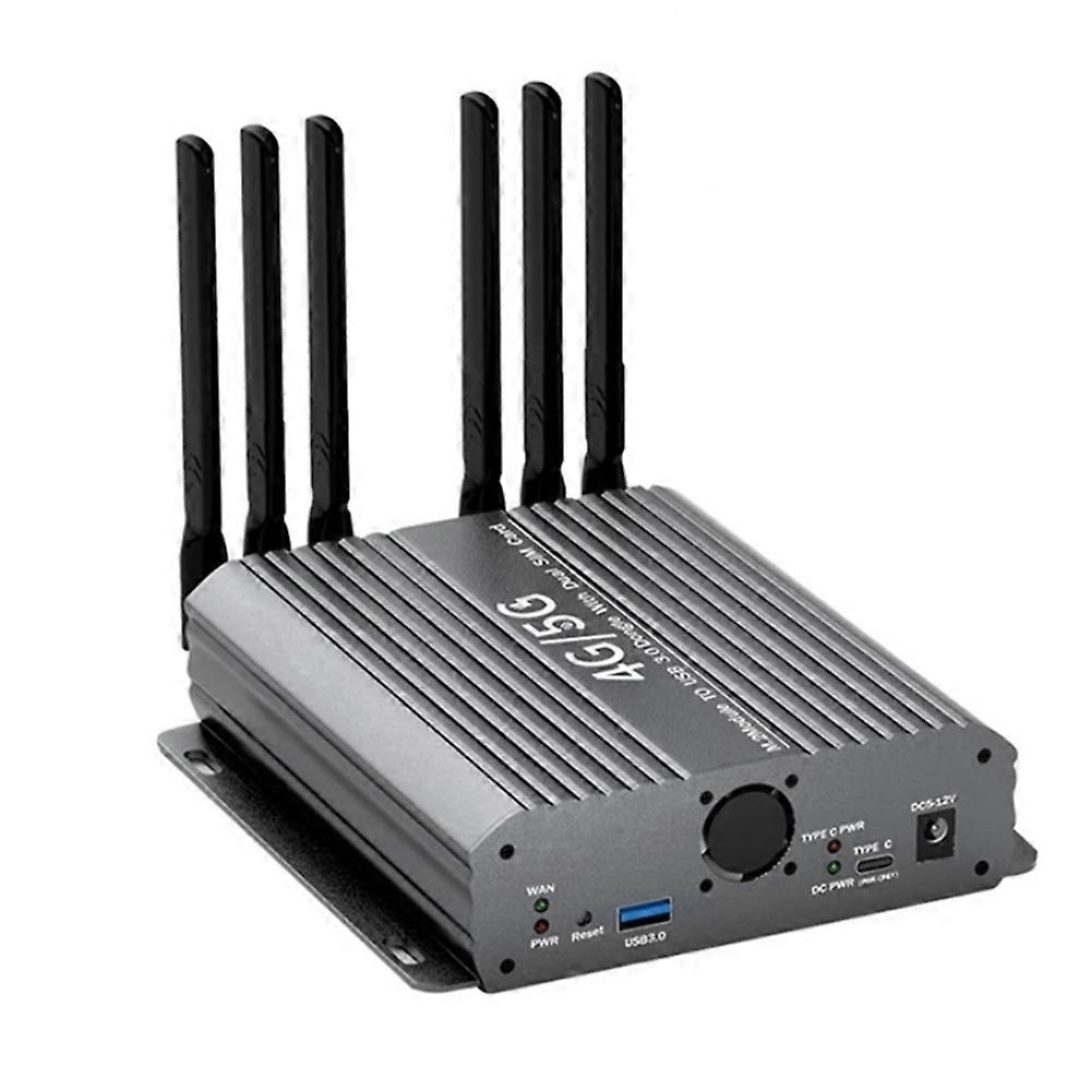 Ngff M.2-zu-usb-3.0-adapter, Wlan-erweiterungskarte, Zwei Lüfter, Sim-kartensteckplatz (sim/micro-sim/nano-sim), 4g/5g-modul