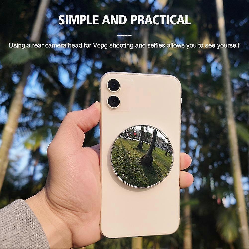 Kompakter Klebespiegel Für Smartphones, Ideal Für Selfies Und Vlogs. Hochauflösender Spiegel Für Iphones Und Andere Videos.