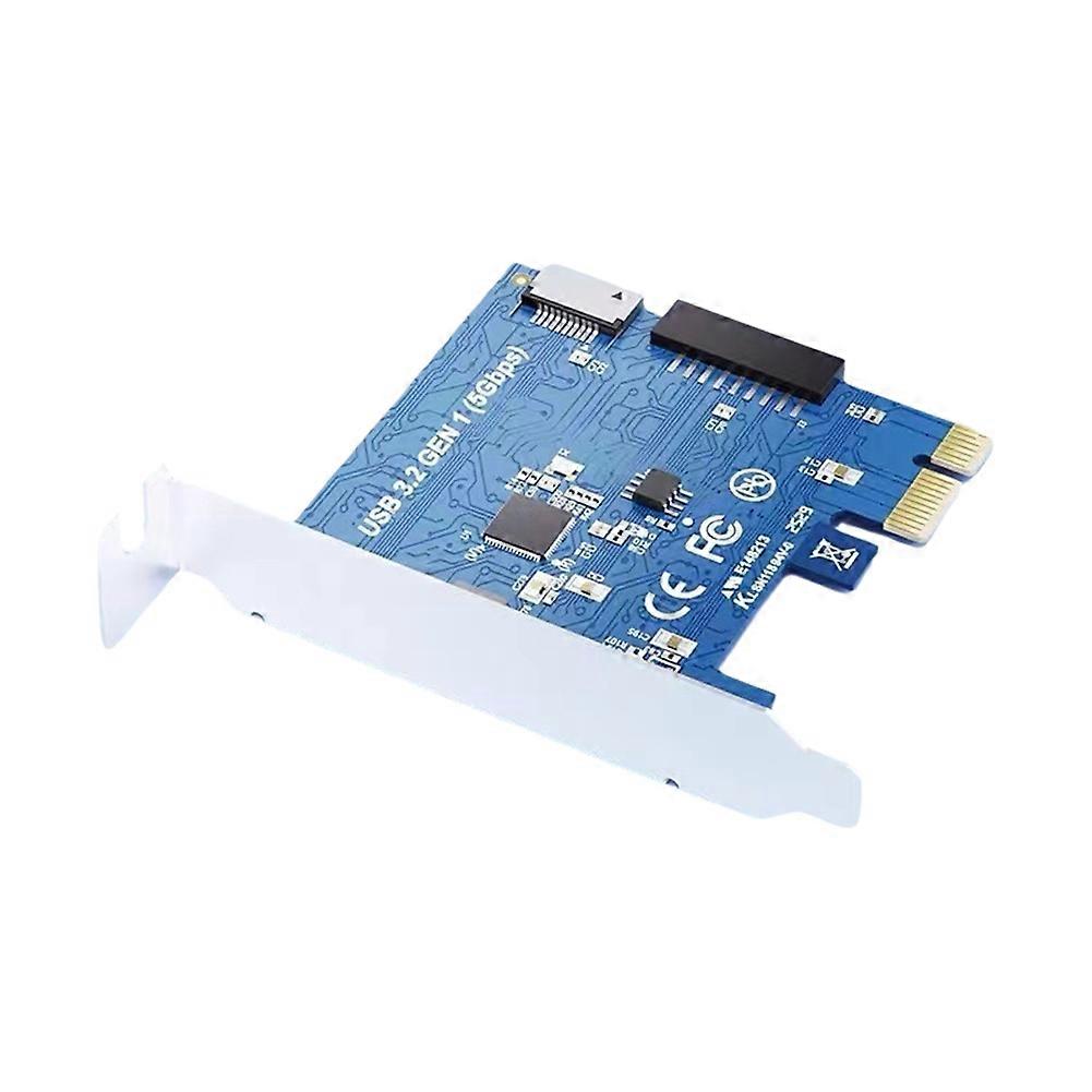 Pci-e 1x Auf 20-pin + Typ-e Erweiterungskarte, Usb 3.2 Gen1 5 Gbit/s Adapter Für Windows 7/8/10/11