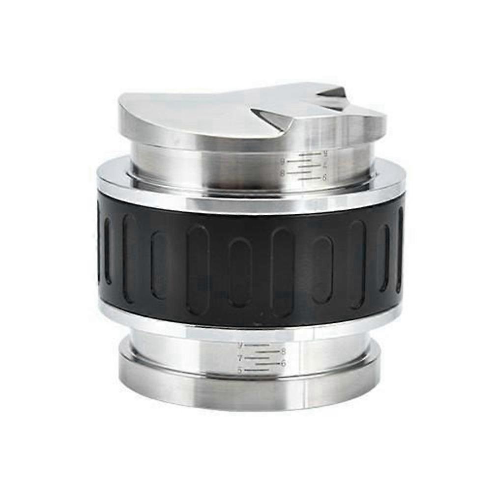 58-mm-edelstahl-kaffeepulverbehälter, Doppelstampfer Mit Skala, Rutschfest.