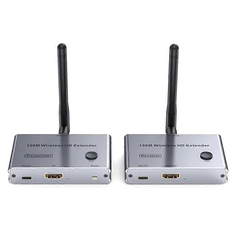 Drahtloser Hd-transceiver, Bildschirmwechsler, 100-m-funkrepeater, Wlan-displayempfänger, Bildschirmspiegelung Für Mehrere Geräte