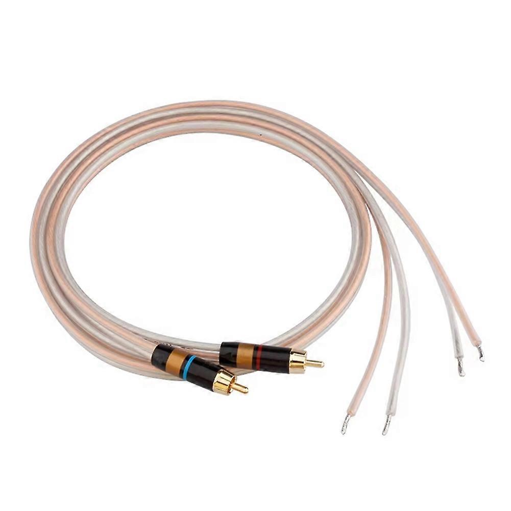 Bare-wire-rca-hifi-audiokabel, Rca-anschlussadapter Für Verstärker, Subwoofer Und Diy-audioempfänger