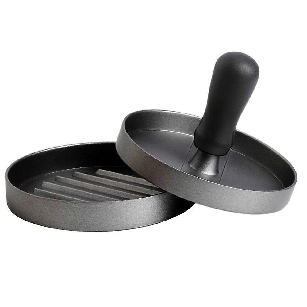 Hamburgerpresse, Antihaftbeschichtete Hamburgerform Aus Aluminium Mit 100 Blatt Papier Zum Kochen, Grillen Und Campen