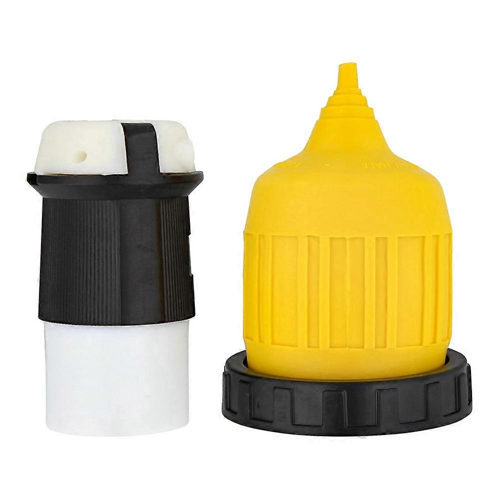 L5-30r-stecker Mit Drehverriegelungs-eingangsstecker, Abdeckung Und 30a 125v-netzkabelring (30afdc +30arcv)