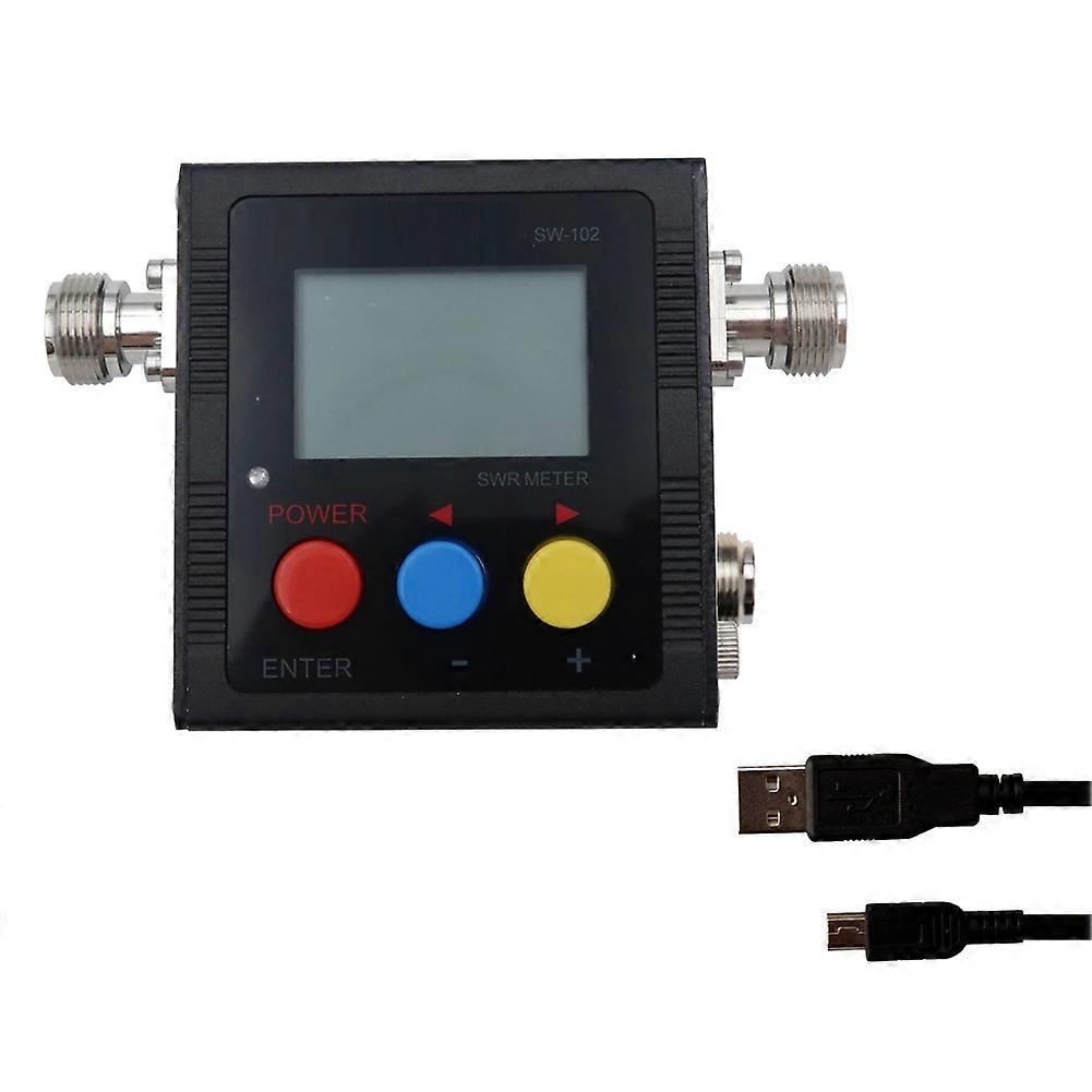 Sw-102s Digitales Vhf/uhf-wattmeter Und Swr-meter 125–525 Mhz, So239-anschluss (sw102-s), Eu-stecker