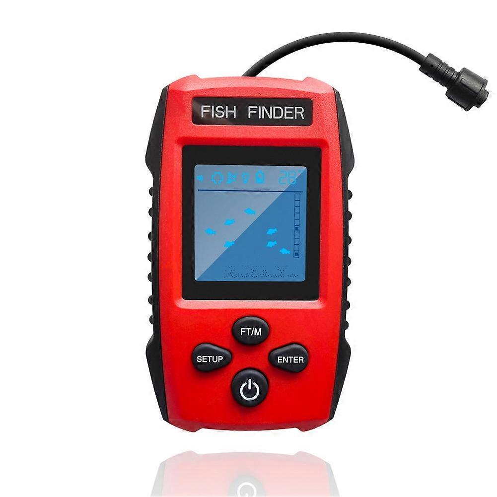 Kabelgebundenes Echolot Mit Farb-lcd-bildschirm Und Tiefenmesser Für Fischerboote Und Kajaks.