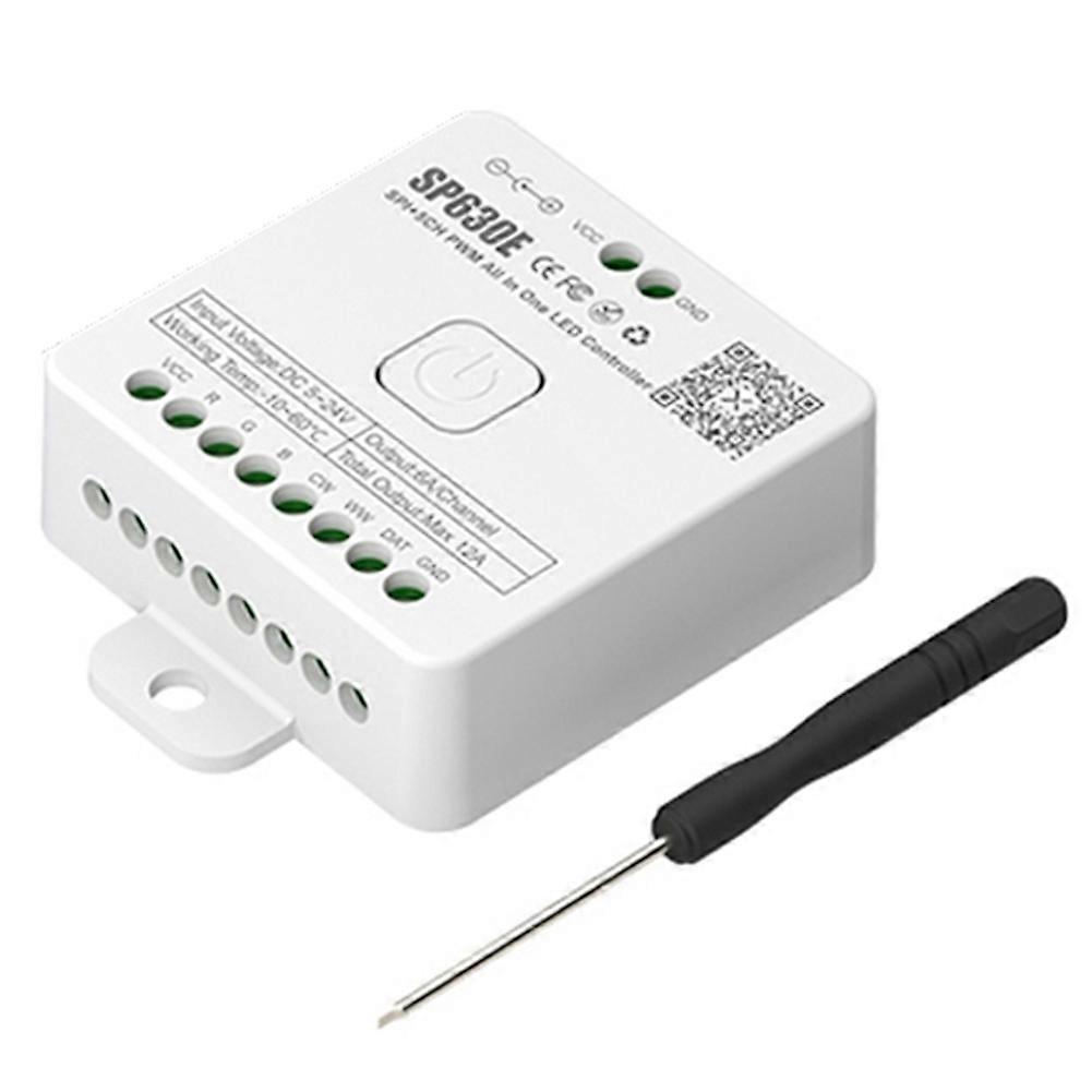 All-in-one-led-controller Für Rgb, Rgbw, Cct, Musik, Bt 5v-24v, Kompatibel Mit Ws2812b, Ws2811, Sk6812