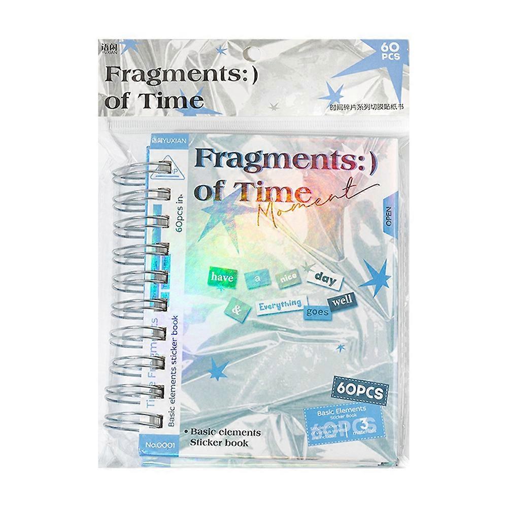 60 Blätter Aus Der Serie „koreanische Zeitfragmente“, Selbstklebende Spiral-ausschnitte Zum Scrapbooking, Für Collagen Und Kreatives Journaling.