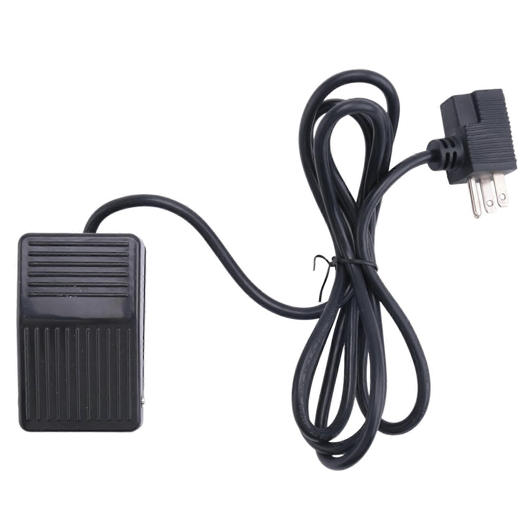 Fußschalter, Fußschalterkabel Mit Dreifachstecker, Fußnetzschalter (amerikanischer Stecker).