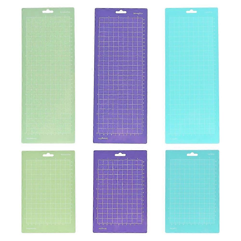 Set Mit 6 Schneidematten Für Schneideplotter, Optimale Haftung, 16,5 X 11,5 Cm Und 30,5 X 11,5 Cm.