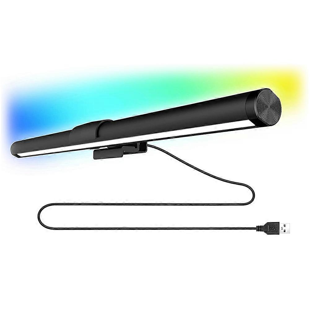 Led-schreibtischlampe, Monitor-lichtleiste, Dimmbare Beleuchtung, Usb-tischlampe, Computer-lichtleiste, Ideal Für Arbeit Und Gaming.