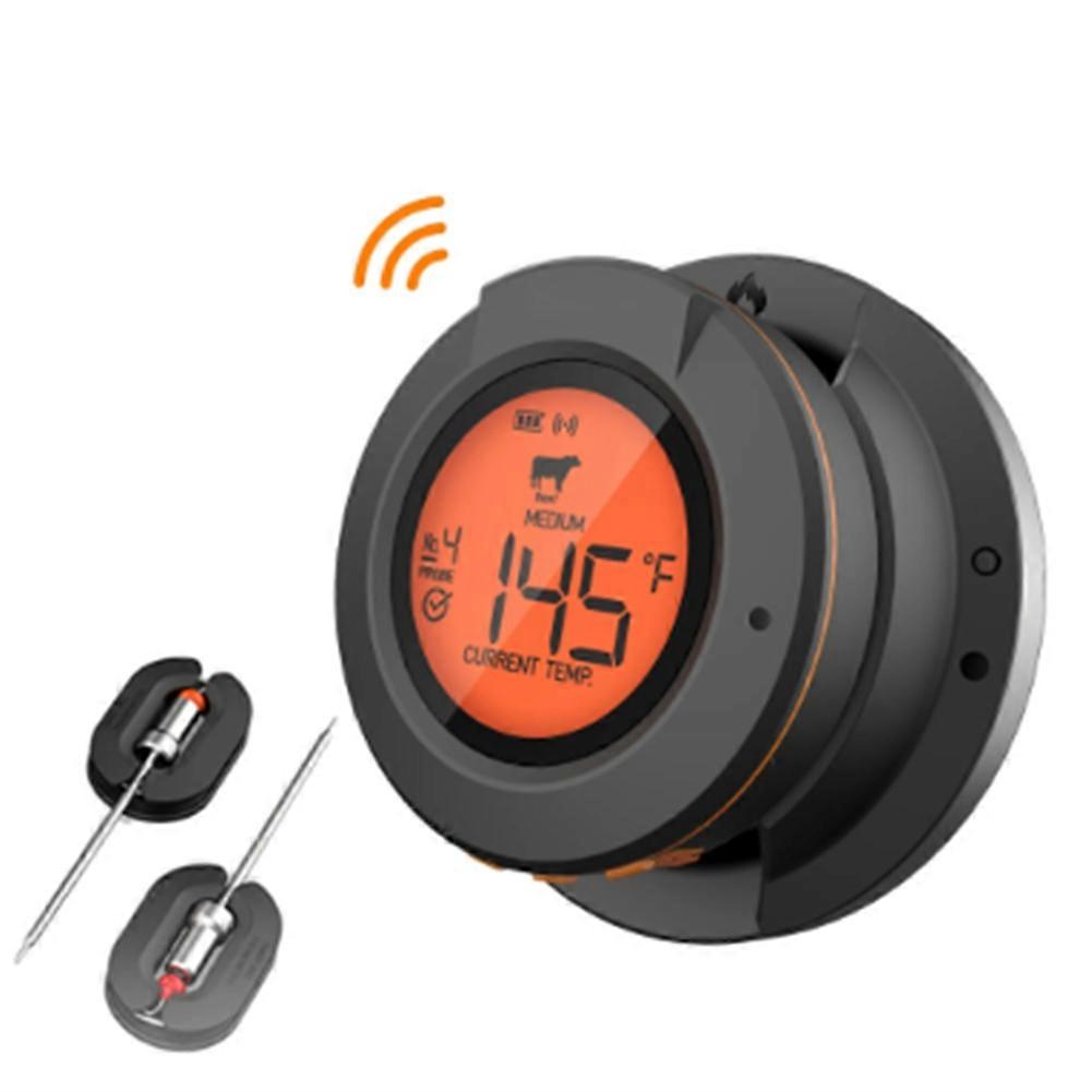 Kabelloses Bluetooth-kochthermometer Für Grills Mit Sonden Und Fernbedienung, Intelligentes Digitales Bluetooth-thermometer Für Grills (a)