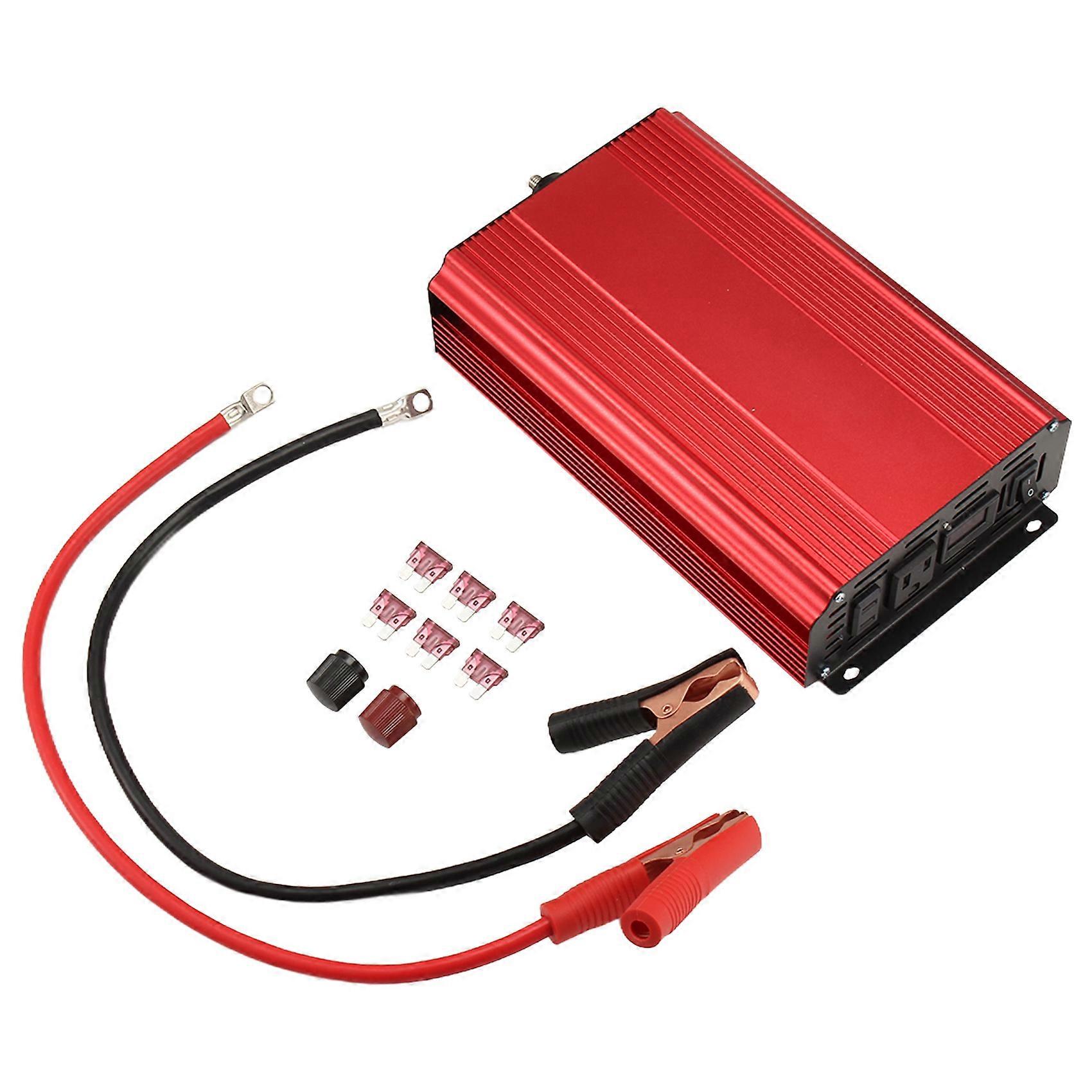 Tragbarer 12v Auf 110v Wechselstrom 60hz Sinuswellen-kfz-spannungswandler, 4500w, Mit Led Und Us-stecker.