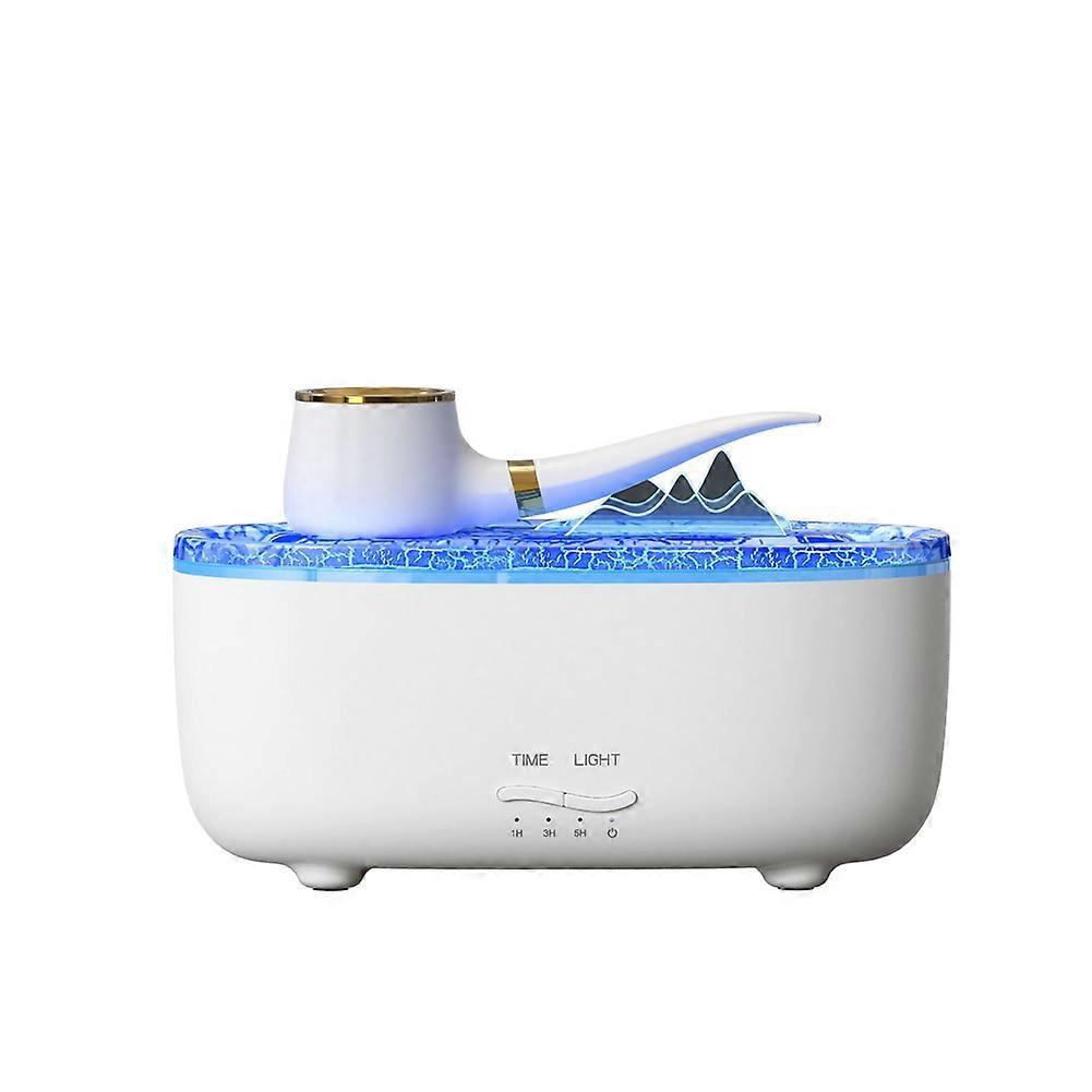 Röhrenförmiger Ätherischer Öldiffusor, 2 Vernebelungsmodi, Timer, Automatische Abschaltung Bei Niedrigem Wasserstand, 7 Farbwechselnde Led, 200 Ml Luftbefeuchter.