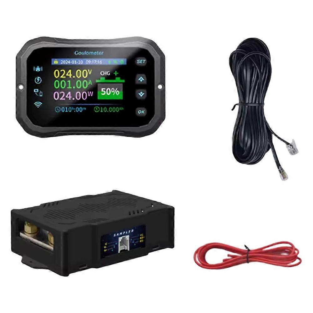 Km160f Wlan-coulombzähler, Voltmeter-amperemeter, Kapazitätsanzeige Für Lithium-blei-säure-batterien, Batteriemonitor Für Wohnmobile