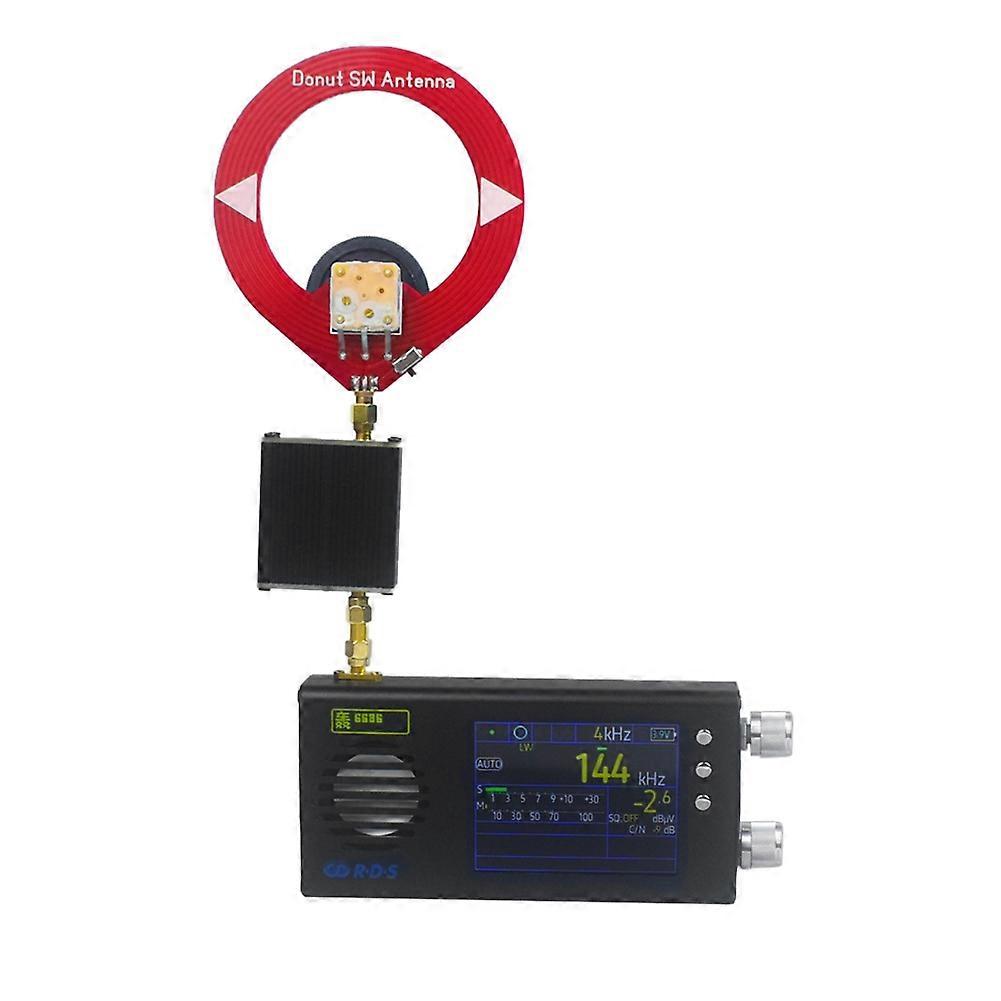 Tef6686 Allband-fm/mw/hf/lw-radioempfänger, Tragbares Radio Mit Ringantenne Und Verstärker, Schwarz, B