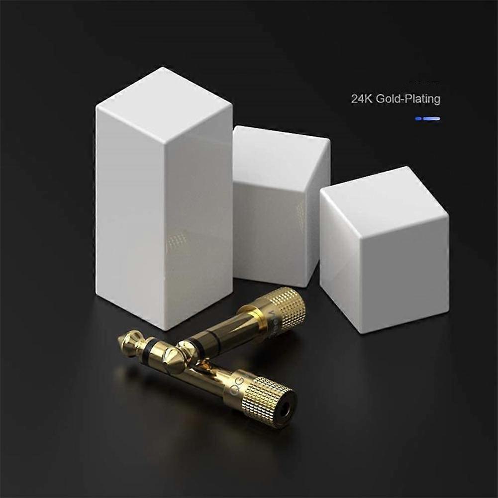 Qgeem Make Connections Kopfhörer-audioadapter: 6,35-mm-klinkenstecker Auf 3,5-mm-klinkenbuchse