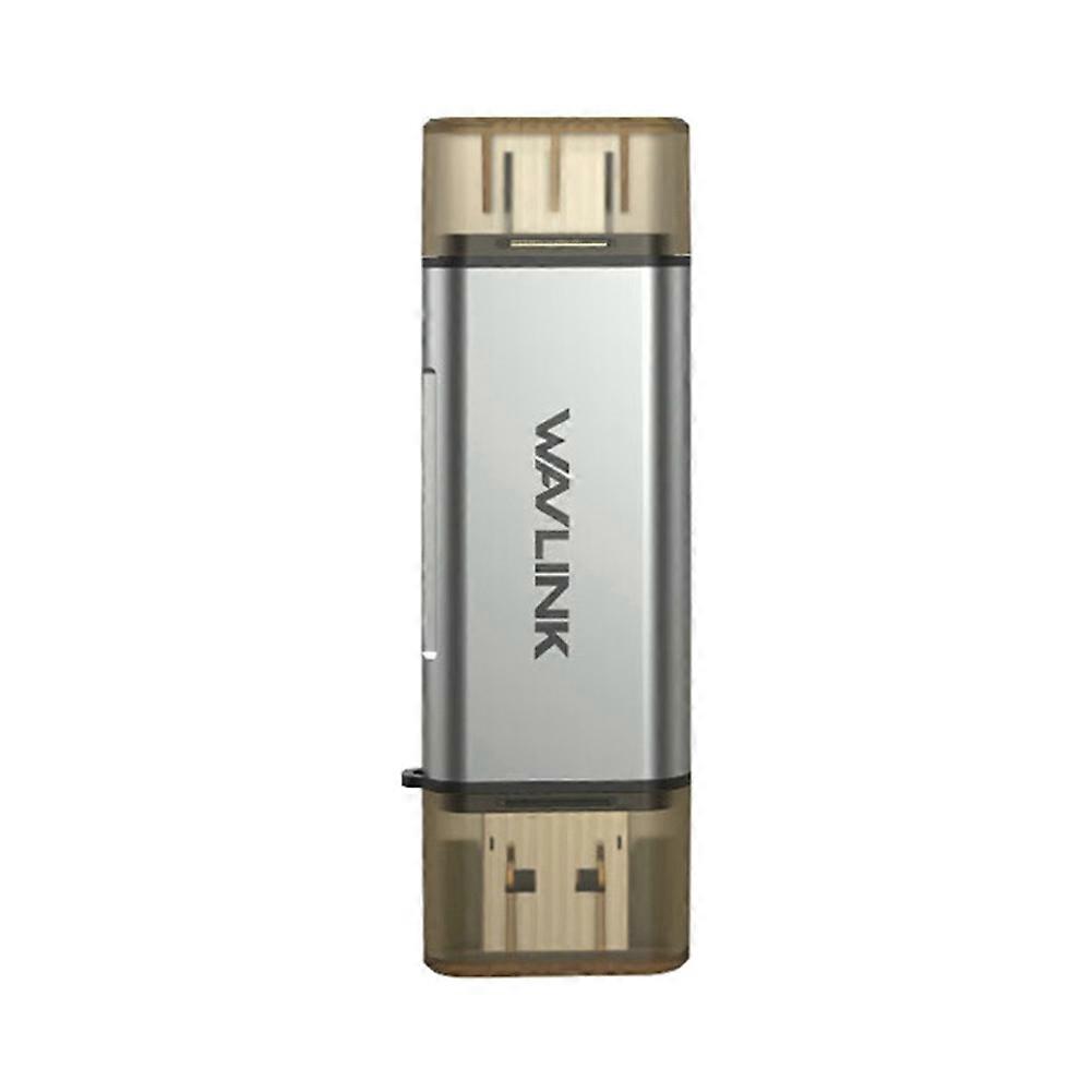 Wavlink Dual-usb-c- Und Usb-3.0-sd-kartenleser, Hochgeschwindigkeitsadapter Für Micro-sd-/tf-karten, Kompatibel Mit Pc, Tablet Und Android Otg