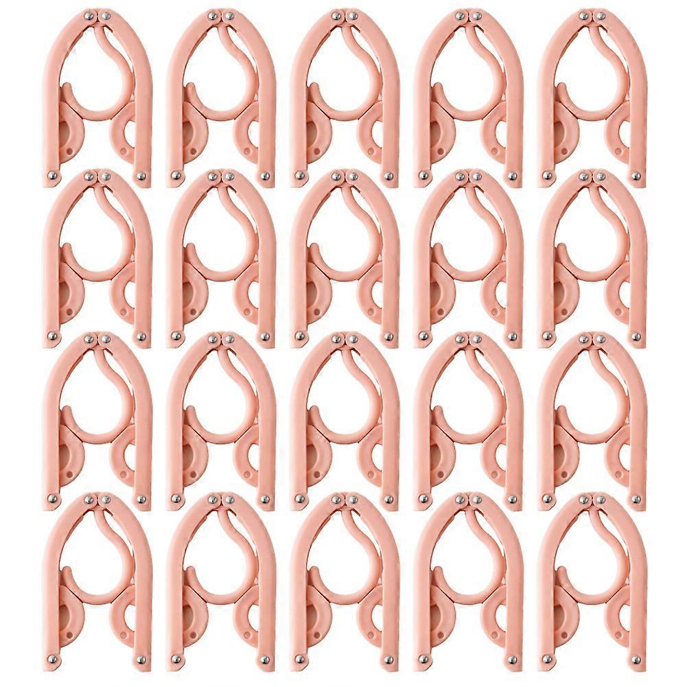 Zusammenklappbarer Wäscheständer Für Reisen, Ideal Für Geschäftsreisen. Rosa, Zusammenklappbarer Wäscheständer.