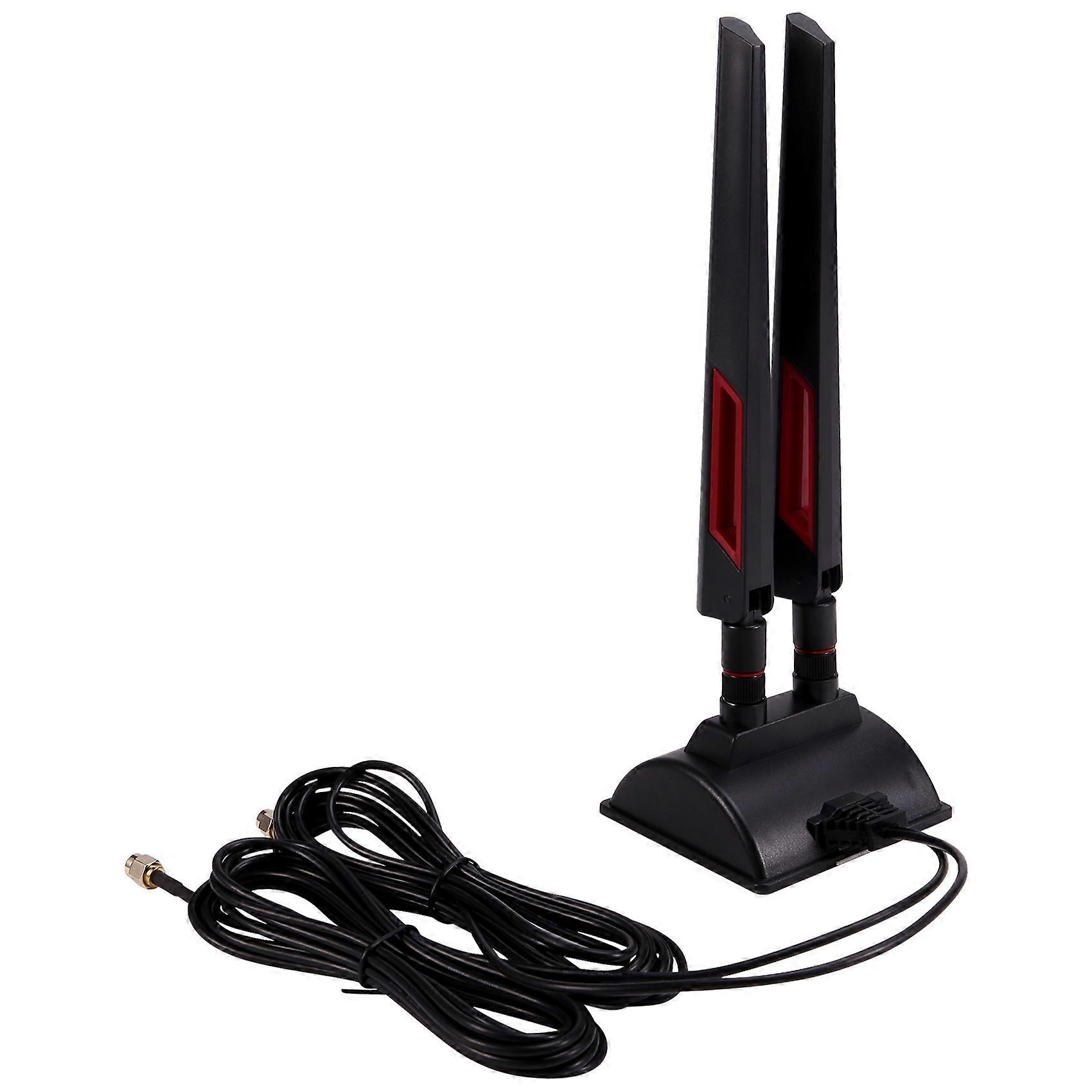 2,4 Ghz/5 Ghz Magnetische Wlan-antenne Für Router Und Drahtlose Netzwerkkarten, Dualband, Sma-anschluss.
