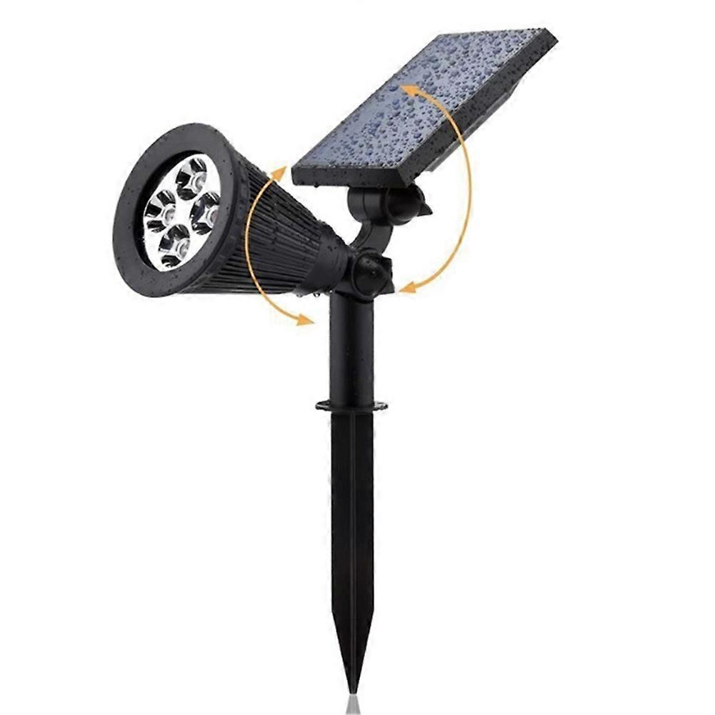 Set Mit 2 Led-solarleuchten, Wasserdichter Solarstrahler, Solarwandleuchte, Solargartenleuchte, Solarleuchte Für Den Außenbereich