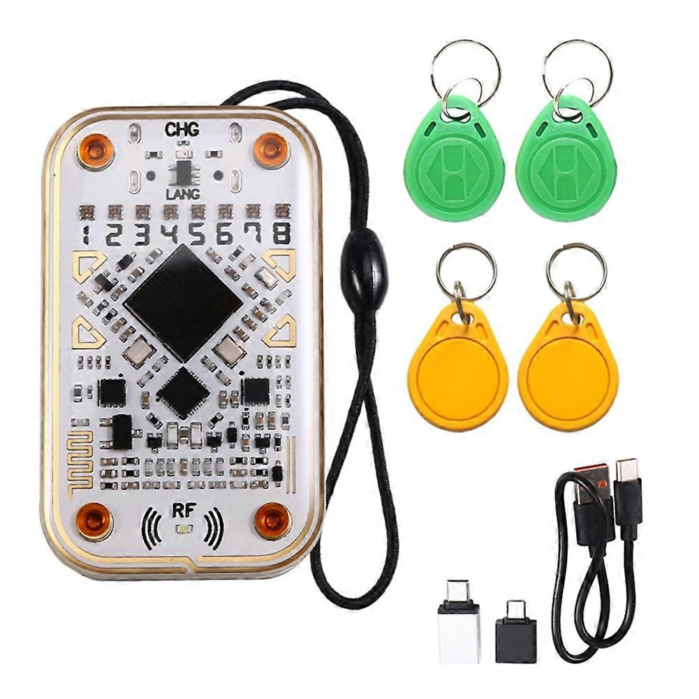 Chameleon Ultra Rfid Smart Chip Reader + Smart Key Fob Emulator 2xt5577/uid 125k 13.56m Ic Nfc Id-karten-dekodierung Lesen/schreiben
