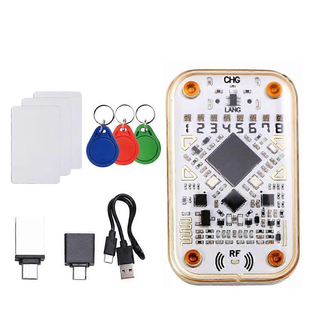 Chameleon Ultra Rfid-chip-lesegerät + 3 Nfc Cuid-karten-/schlüsselanhänger-emulatoren (125.000 X 13,56 Mb)