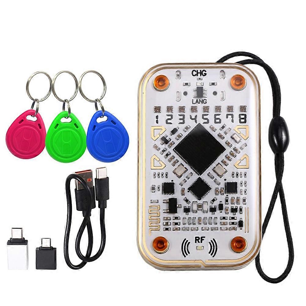 Chameleon Ultra+3xt5577 Rfid-chip-lesegerät, Schlüsselanhänger-smartcard-emulator, 125k- Und 13,56m-kartendekodierung, Nfc-lesen/schreiben