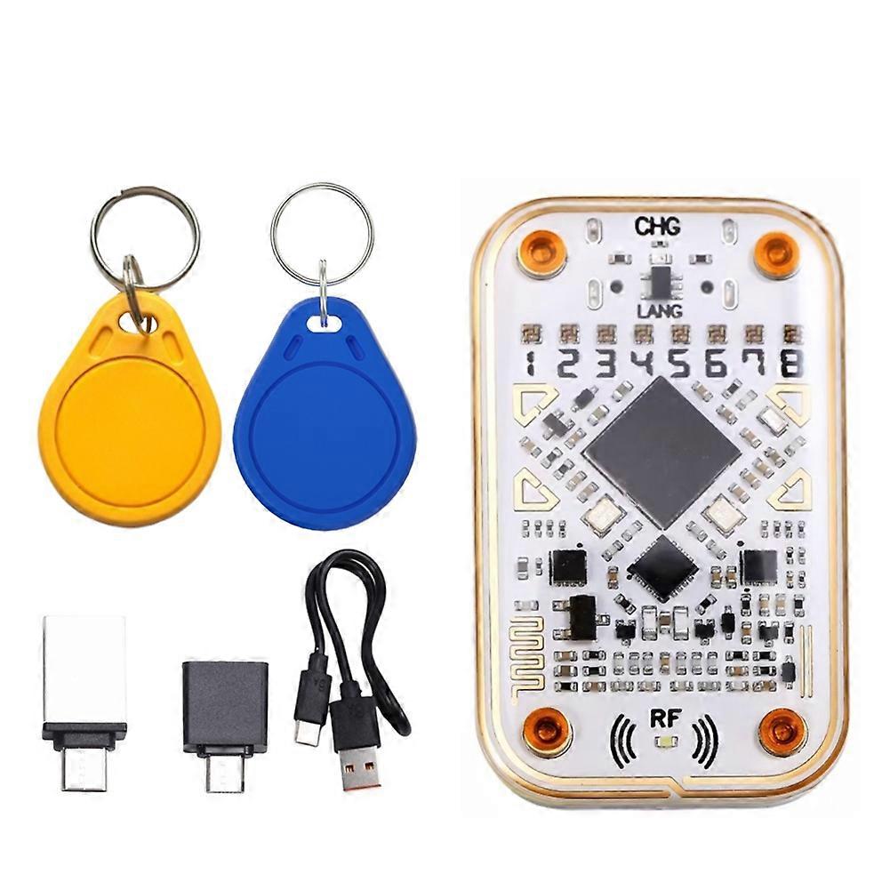 Chameleon Ultra Rfid-chip-lesegerät + 125k 13,56 Mhz Uid/cuid-schlüsselanhänger-emulator, Nfc-dekodierungstool Für Ic-id-karten