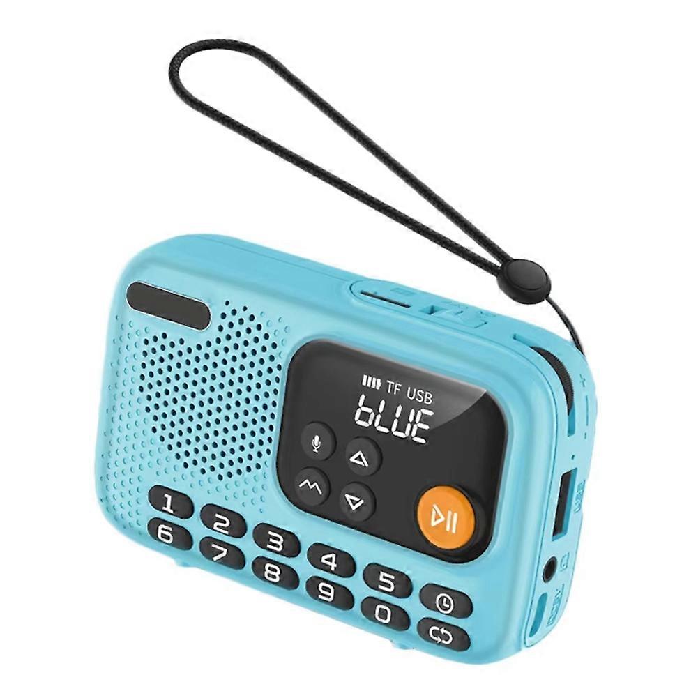 Tragbares Fm-radio, Kabelloser Bluetooth-lautsprecher Mit Aufnahmefunktion Und Led-bildschirm, Kompatibel Mit Tf-karte Und Usb-stick, Für Den Einsatz Zu Hause Und Im Freien.