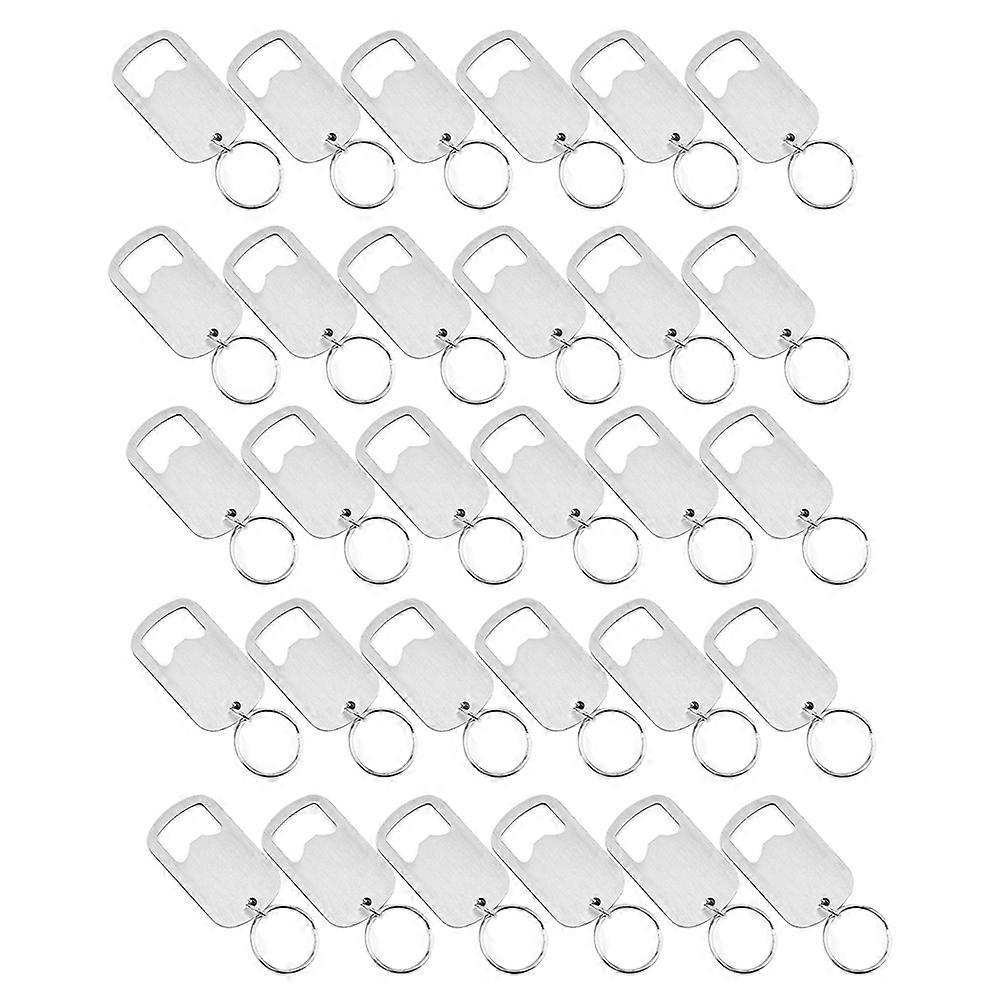 Set Mit 30 Flaschenöffnern In Schlüsselanhängerform Aus Edelstahl, Tragbare Flaschenöffner Für Küche Und Partys.