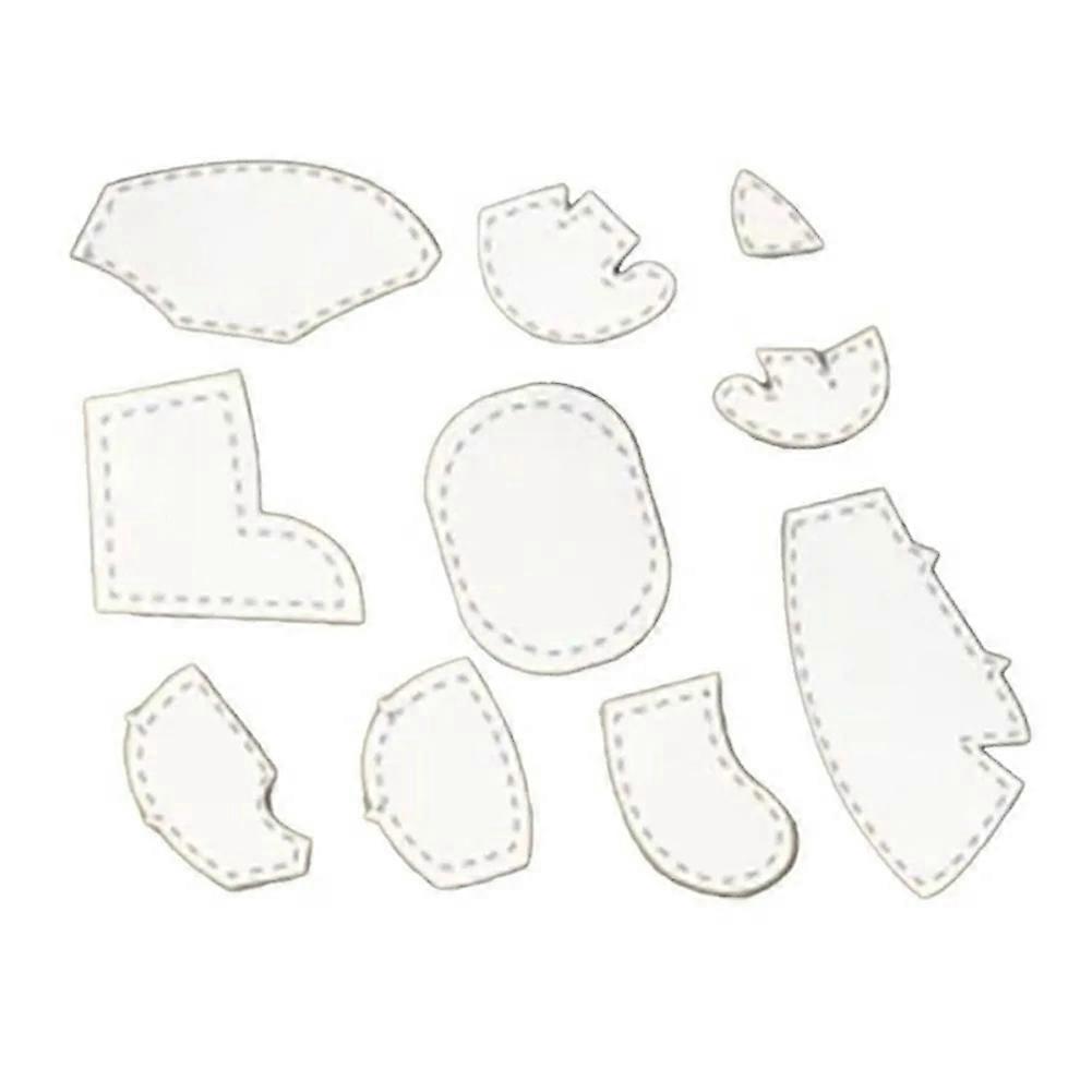 Set Mit 8 Acryl-schablonen À 25 Cm (10 Zoll) Für Patchwork Und Quilten.
