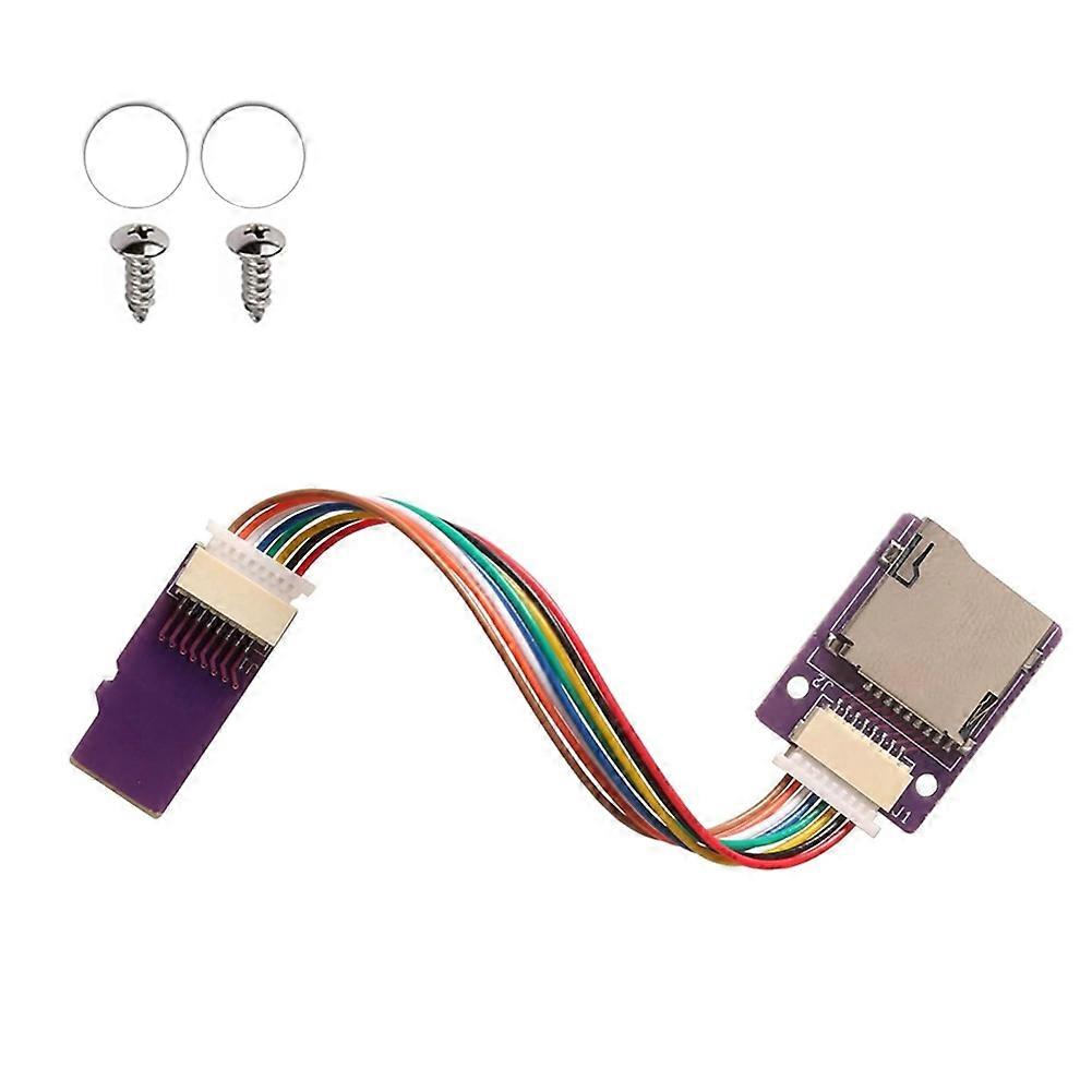 Flexibles Verlängerungskabel Mit Stecker Und Buchse Sowie Schraublöchern Für Micro-sd-karten, Das Den Kartenhalter Vor Abnutzung Schützt (8 Cm).