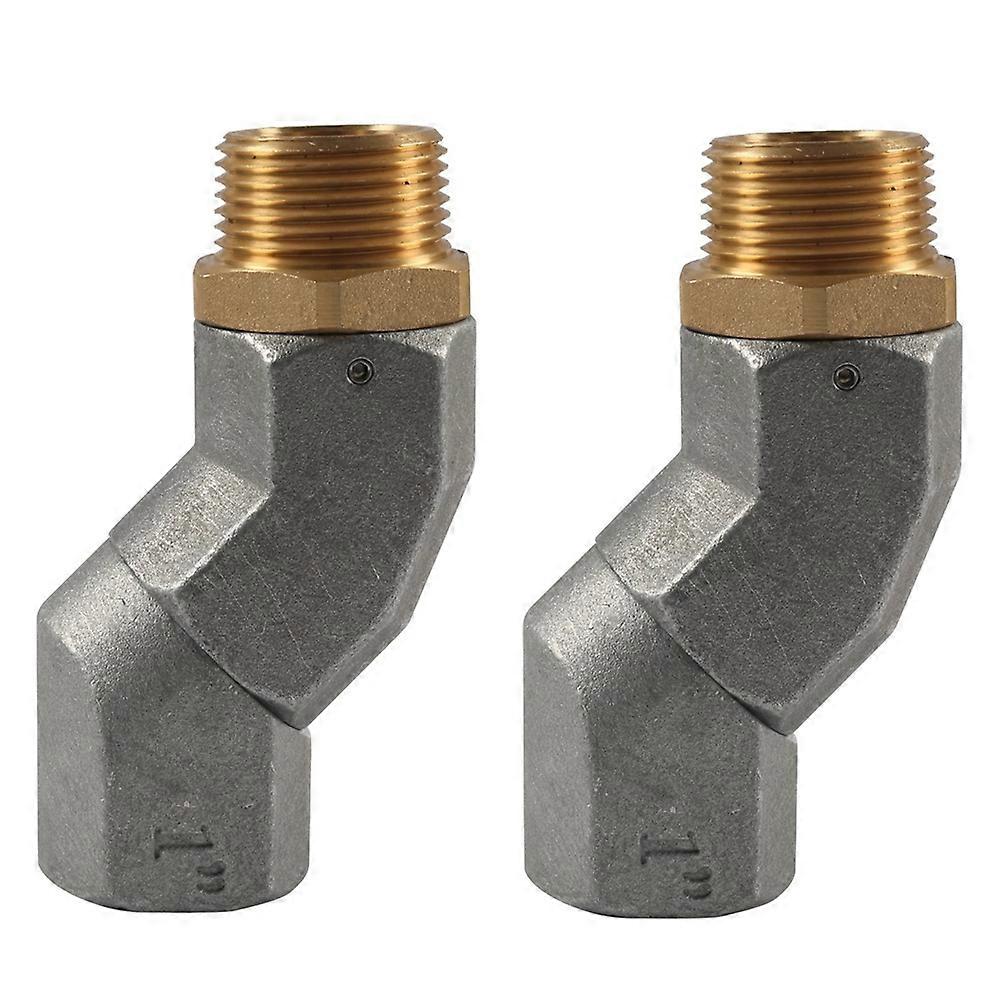 360°-drehgelenkanschluss Für 1-zoll-npt-kraftstofftransferschlauch, Kompatibel Mit Betankungspistolen (2er-pack).
