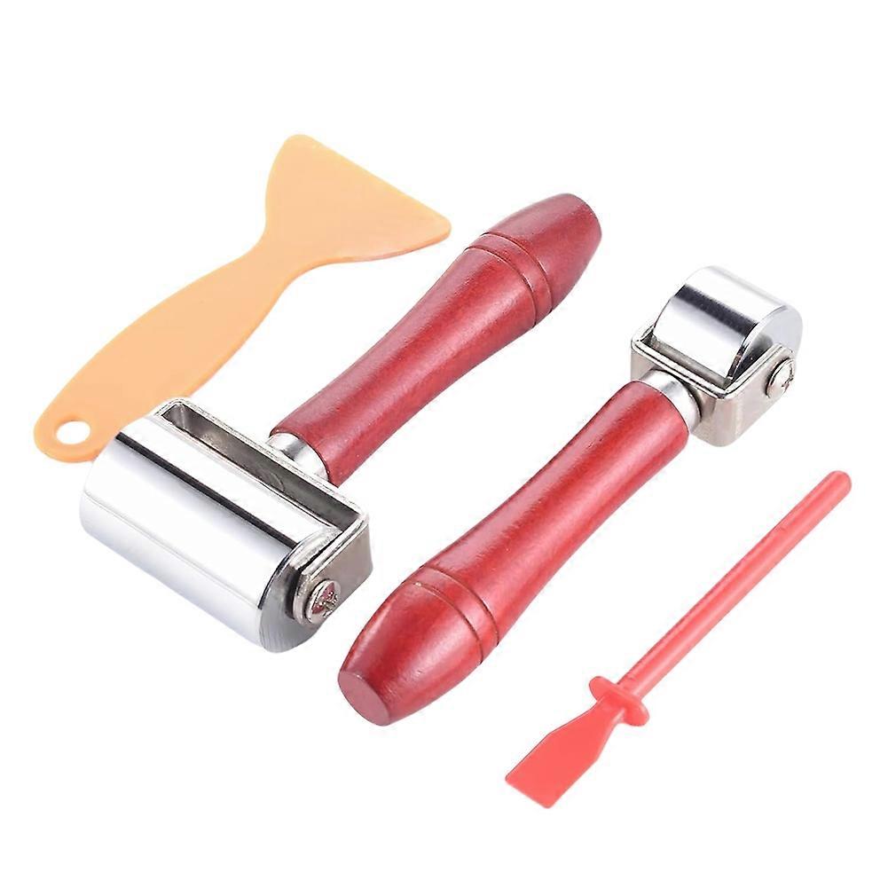 Lederpresswalze, Lederklebewalze Mit Rakel (2,36 Zoll + 1 Zoll)