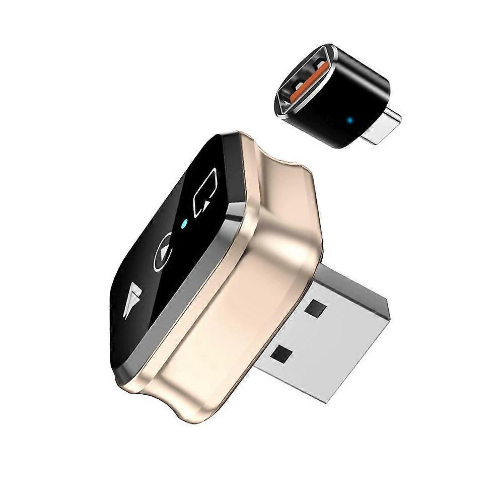 Intelligenter 4-in-1 Wireless-carplay-adapter: Automatische Usb-verbindung, Plug & Play, Ios/android-kompatibel Und Unterstützt Bildschirmspiegelung Über Usb.
