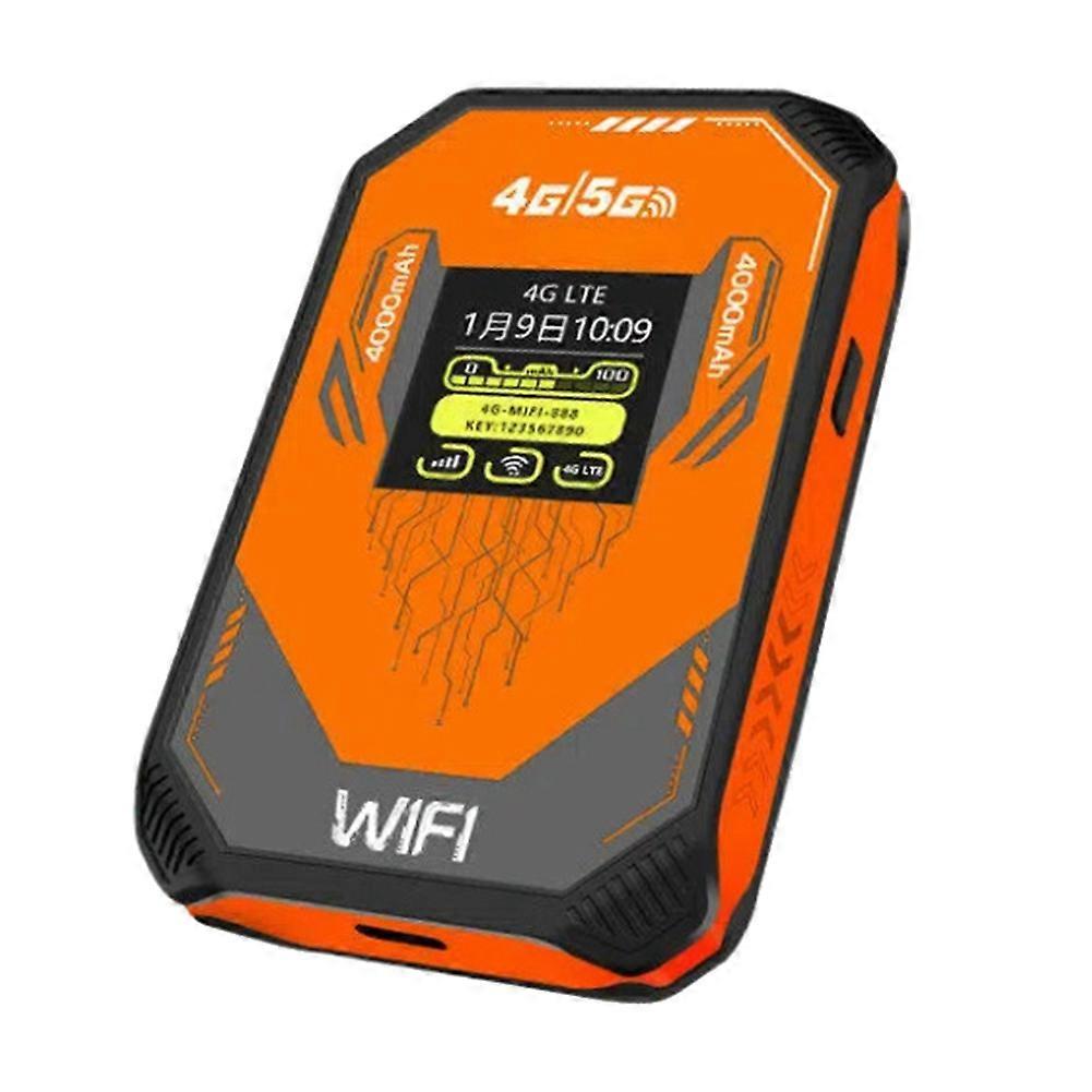 4g Lte Wlan-router Mit Sim-kartensteckplatz, 150 Mbit/s, Tragbarer Wlan-router, 4000 Mah Akku, Europäische Version