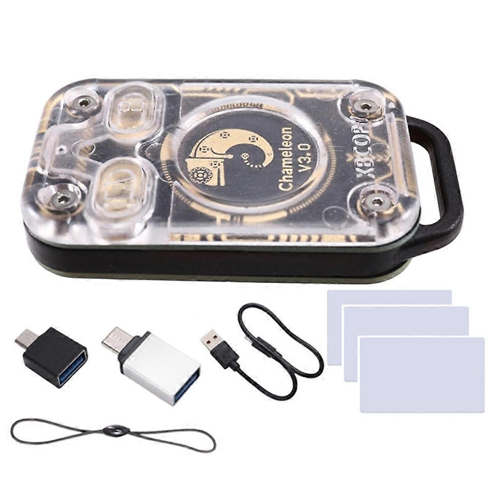 Chameleon V3.0 Rfid-chip-emulator-lesegerät-upgrade, 125 Khz/13,56 Mhz Nfc-duplikator Mit 3xuid-karte