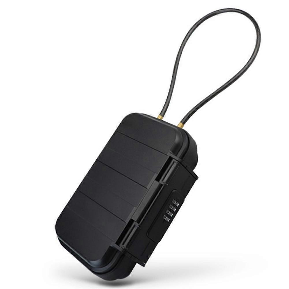 Safe, Handy-safe, Sicherheitssafe, Transparenter Und Wasserdichter Outdoor-reisesafe, Passwortgeschützter Strandsafe, Schwarz
