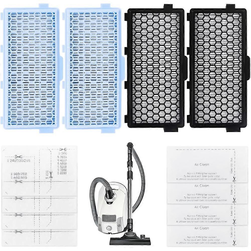 4er-pack C3-filter Für Miele Compact C1 Und C2, Complete C2 Und C3 Staubsauger, S8340, Active Air Clean 50 Filter Für Miele S4000