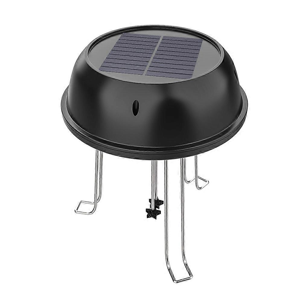 Solarbetriebener Wasserrührer, Kreisförmiger Wellengenerator, Steingarten Zur Erzeugung Von Wasserwellen, Solarbetriebene Landschaftsgestaltungswerkzeuge