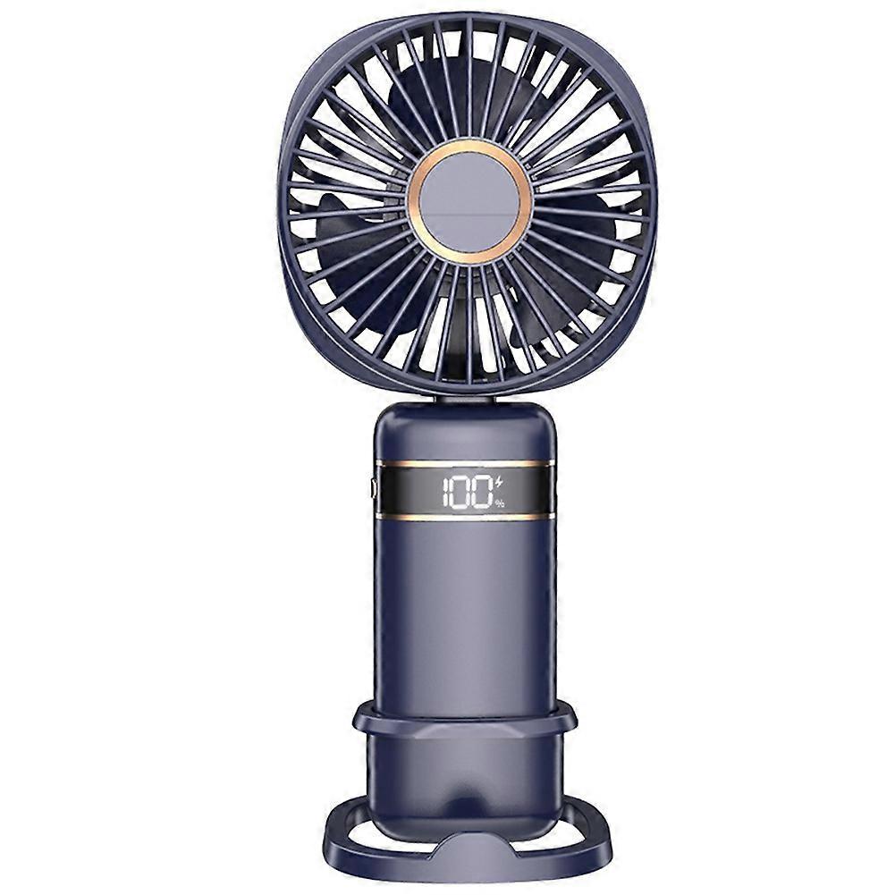 Tragbarer Ventilator Mit Tischdisplay, Tragbarer Mini-usb-ventilator Mit Aufladung