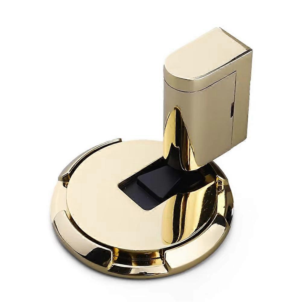 Nagelfreier Mechanischer Türstopper, Klemm-türstopper, Bodenstopper, Möbel-türstopper, Goldene Türbeschläge
