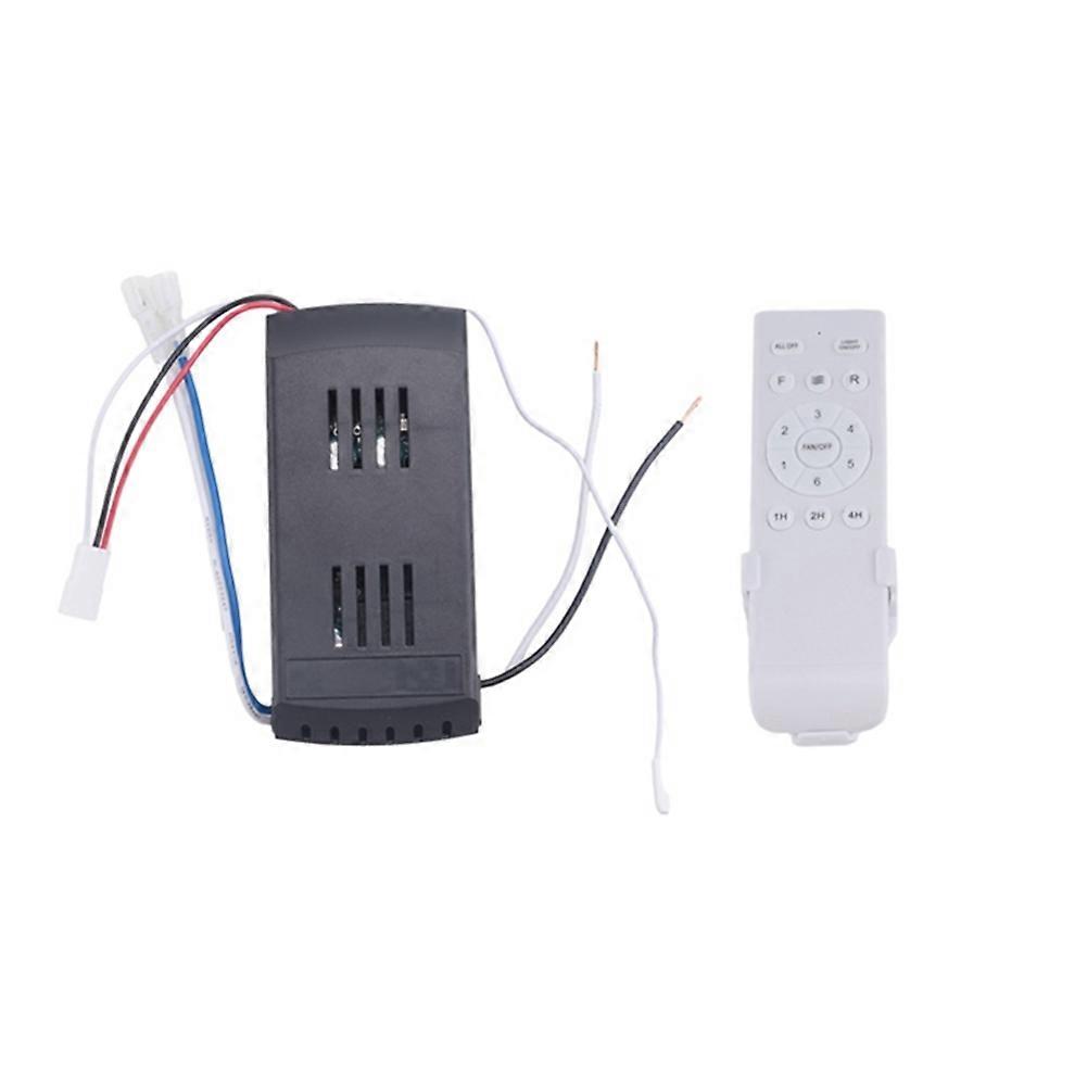 Universelles Fernbedienungsset Für 50-w-deckenventilatoren, 6 Geschwindigkeitsstufen, Timerfunktion, Ersatzfernbedienung Für Dc-deckenventilatoren Und -leuchten
