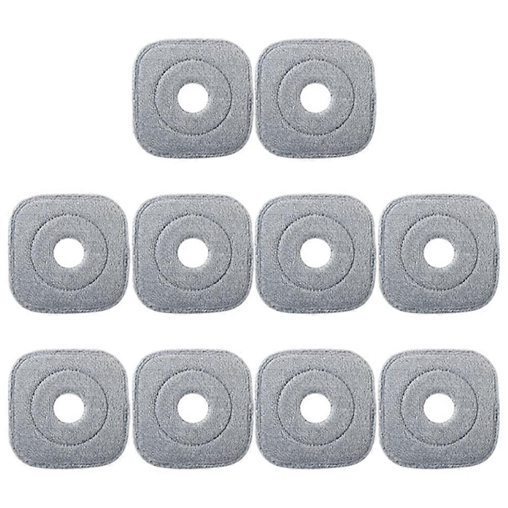 Packung Mit 10 Waschbaren Wischtüchern Für Den Joybos-drehmopp Mit Automatischer Trennung Und Rotation Zur Bodenreinigung.